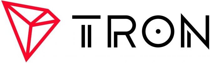 Enterprise logo featuring a red geometric triangle and bold 'TRON' typography, symbolizing innovative blockchain solutions.